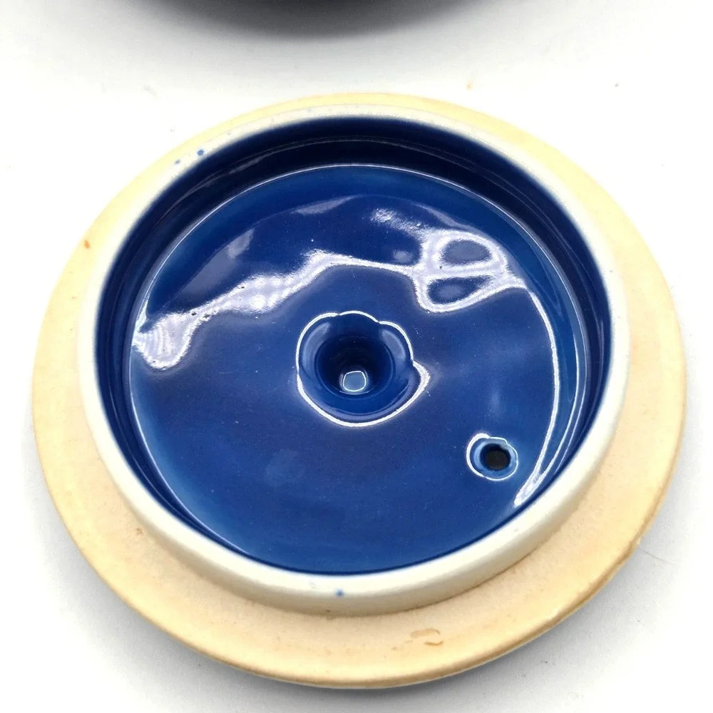Cobalt‎ Blue Teapot with Matching 4 cups